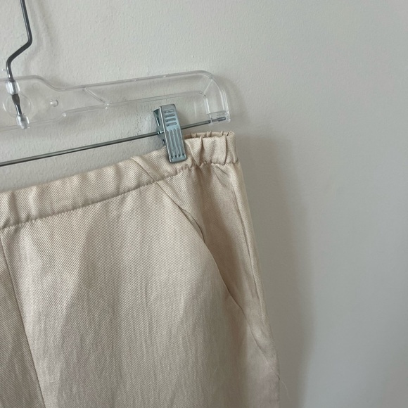 Zero+ Maria Cornejo Linen Pants Cream - Picture 2 of 8